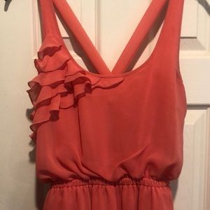 Beautiful coral dress